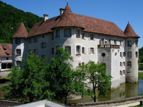 גלאט Privathotel Garni Zur Freystatt Am Wasserschloss מראה חיצוני תמונה